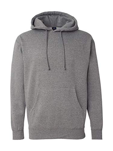 Independent Trading Co mens Hooded Pullover Sweatshirt gunmetal heather M2