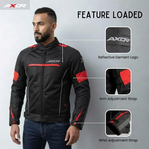 Axor Cruise 2 Jacket Black Red-M - Image 4