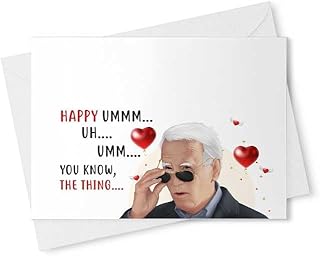 Funny Biden Card - You Know The Thing... - Grandpa Grandma Christmas Anniversary Day Birthday Wife Her Girlfriend Husband Boyfriend Him Friend Mother's Day Father's Day Valentine's Day [00081]