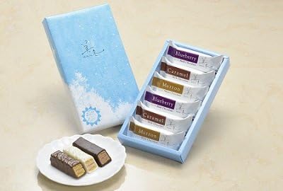 石屋製菓 美冬（ブルーベリー、キャラメル、マロン）6個×15箱