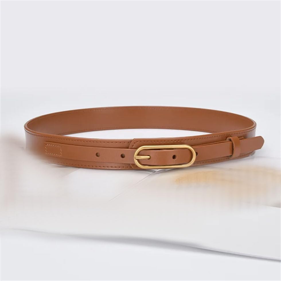 Pohullan Women Leather Dress Belts Decoration Narrow Belt Jeans And Dress Accessories3