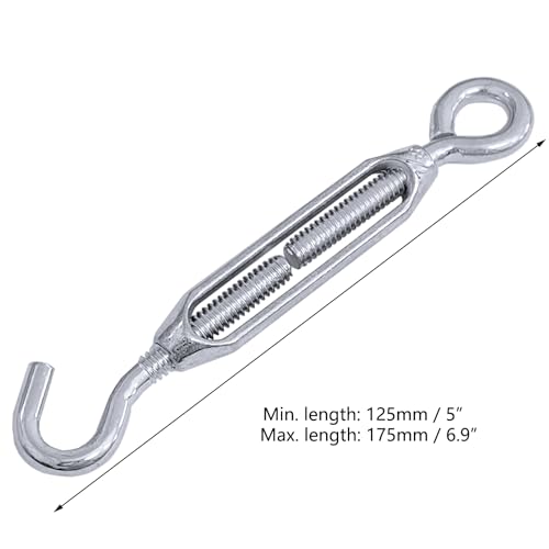 Young Wolf Alloy Steel Supporting Anti-Sag Garden Door Gate Cable Kits for for Outdoor Wooden Fence Gate Door Support (2, Silver) - Image 3