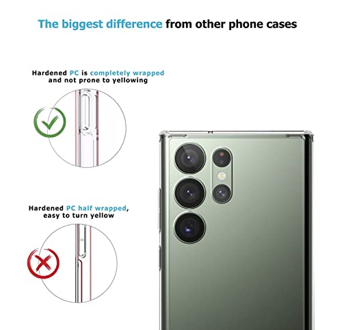Image of Silicon Camera Protection Crystal Clear Flexible Back Cover for Samsung Galaxy S23 Ultra-Transparent.