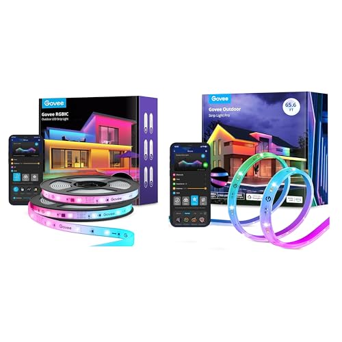 Luces LED para Exterior Govee RGBICWW Bundle 131.2 ft miniatura 1