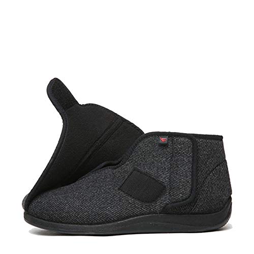 Zapatillas diabéticas de terciopelo con suela antideslizante 3