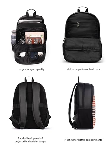 Image of ZOUK Statement Backpack 16.9 L Medium Water Restant Office Laptop Bag /Backpack for Men with padded Tablet & Laptop Compartment - 15.6 inch