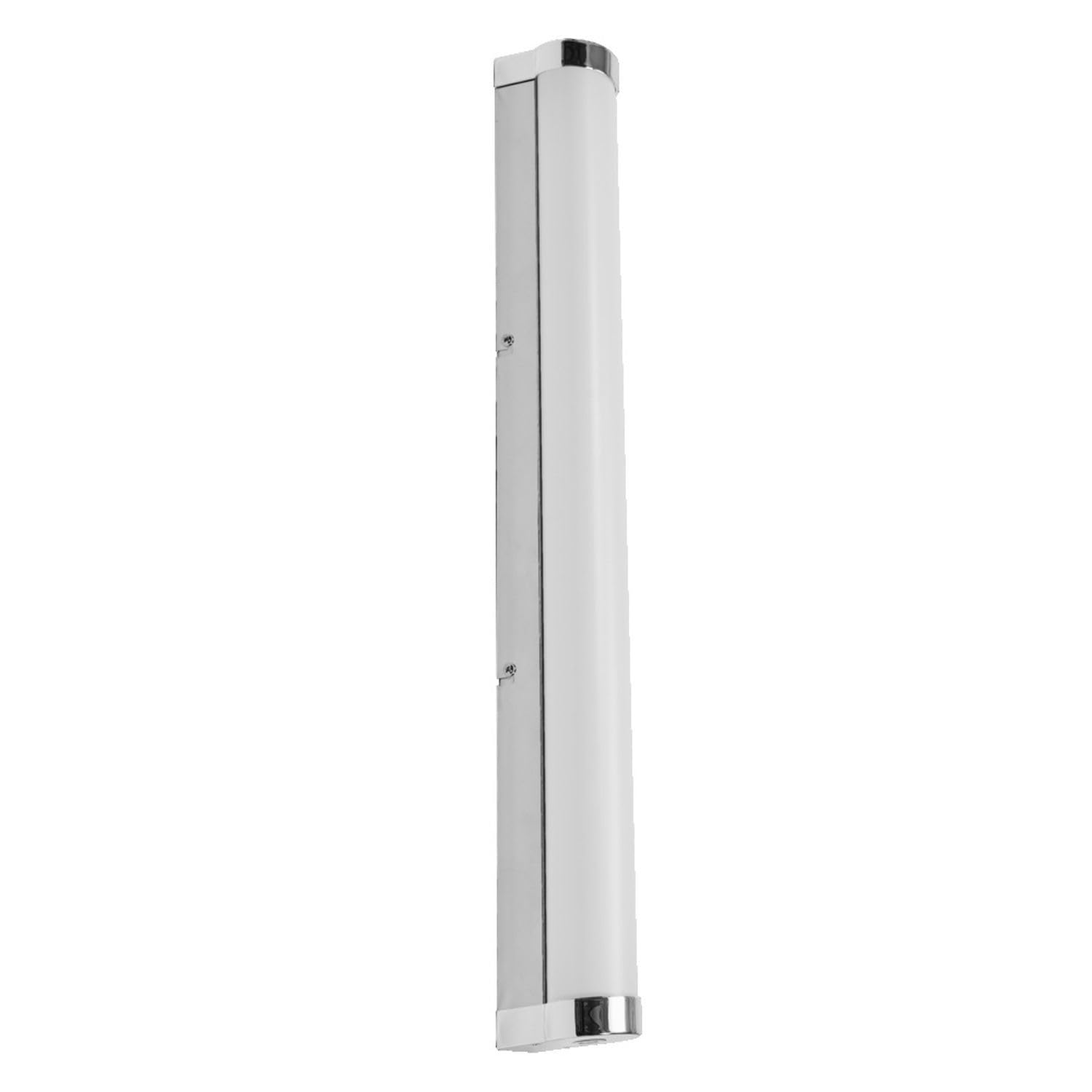 Licht-Erlebnisse LED Wandlampe Aluminium Metall Chrom 3000-4000 K IP44 CCT dimmbar modern wohnlich Bad WC Spiegel L:60 cm Wandleuchte Badezimmer