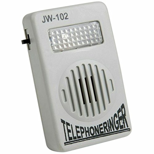 Evelots Phone Amplifier-Very Loud Ring Volume-Flashing Light-Installs in Seconds