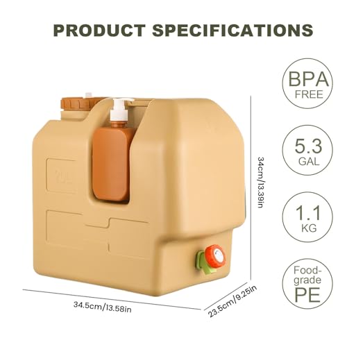 Réservoir d'eau portable sans fuite pour survie et voyage