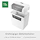 Leitz IQ Home Aktenvernichter, 7-6 Blatt (70-80 g/m²), TÜV+GS zertifiziert, Kleiner Partikelschnitt Schredder, Sicherheitsstufe P4, 15 Liter Behälter, Leise & kompakt für Home Office, Weiß, 80340000