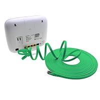 1aTTack.de Flaches CAT7 Lankabel Netzwerkkabel 10 Gbit/s 10x 0,25m - grün – Ansicht 5