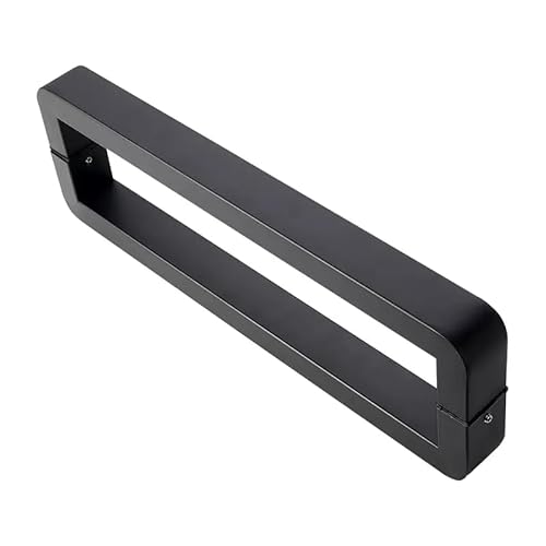 Cokritsm Black Stainless Steel Shower Door Handle 300mm Hole to Hole Center, Parts Replacement for Shower Enclosure Sliding Door, Door Handle Shower Screen Handle