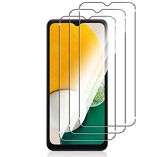 TUTUO [3 Pièces Protection D'écranCompatible avec Samsung Galaxy M33 5G/Galaxy A13 4G&5G/Galaxy A23 4G/Galaxy M23 5G/Galaxy A04S Verre Trempé, Sans Bulles, 9H Dureté, Anti-Rayures Protection Écran Cover