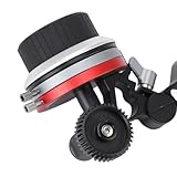 Annadue Camera Follow Focus with Lens Gear Ring Handwheel and Rod Clamp, Camera Focus Puller for DSLR Mirrorless Camcorder Cage Rig - Image 9