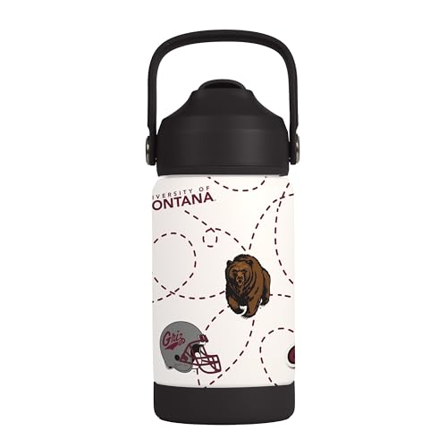 Image of Logo Brands NCAA Mascot Stainless-Steel Kids Bottle -Soft Silicone Mouthpiece, Easy To Carry, Kid-Friendly Design- Great For School & On-The-Go