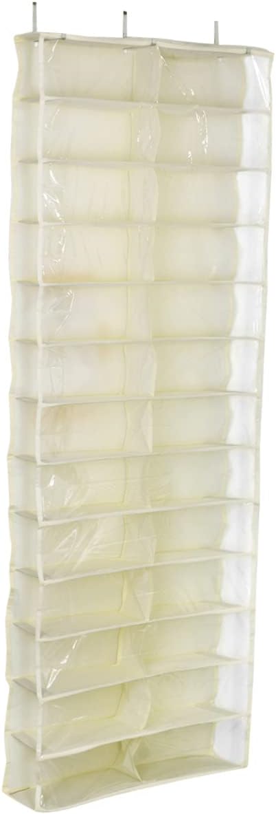 Cabilock Door Shoe Storage Bag Divided Shelves Closet Organizer Space Saver Quick Assembly