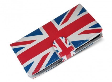 GENCASE Etui Coque Portefeuille pour Wiko Darkside Drapeau Royaume Uni UK Angleterre en Simili Cuir