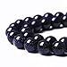 38PCS 10mm Blue Sandstone Gemstone Beads Beads Natural Stone Round Loose Beads for Jewelry Making DIY Bracelet Necklace 15