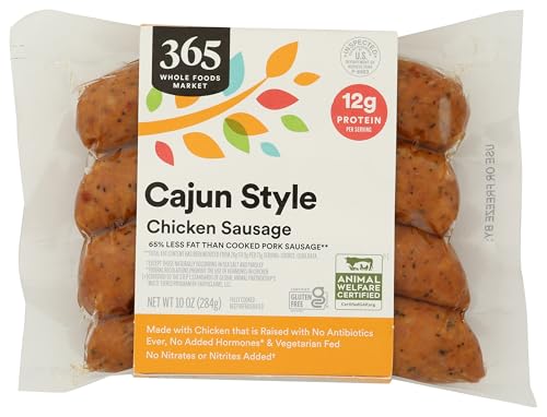 365 by Whole Foods Market Cajun-Style Chicken Sausage, 10 OZ