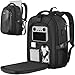 PEKREWS Mini 4 Pro Case, Mini 3/4 Pro Waterproof Hard Carrying Case, Drone Backpack Fits 15.6 Inch Laptop, Travel Bag for DJI RC 2/RC/N3/N2/N1 Controller, Fly More Combo and Drone Accessories, Black
