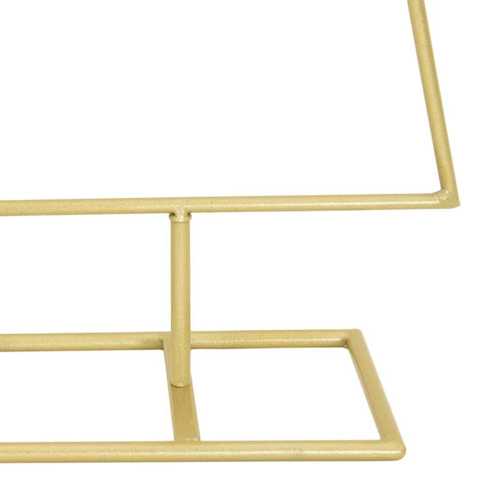 Metalowa choinka 125 cm złota