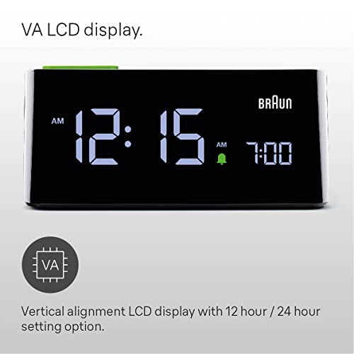 VA LCD Digital Clock with Touch Snooze product image