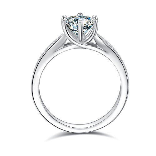 VIKI LYNN Engagement Rings for Women 1.5ct Round Brilliant Cut CZ 925 Sterling Silver Wedding Anniversary Ring3