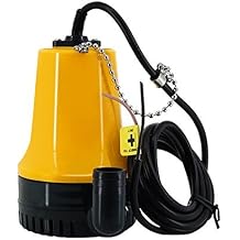 12V 1200GPH Automatic Submersible Bilge Pump for Boats Compact DC Electric Pump Compatible with Marine, RV, Agricultural Irrigation & Livestock Systems