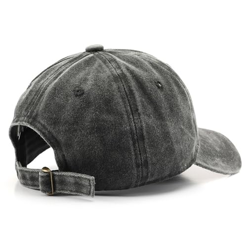 Image of New York Hat Washed Baseball Cap Unisex Sun Hat Adjustable Trucker Cap