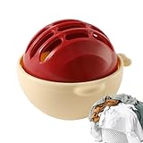 Poludatly Recogedor de pelo de perro para lavadora, removedor de pelo de mascotas, bolas removedoras de pelo de mascotas, atrapador de pelusas reutilizable, bola de lavandería, eliminación de malla