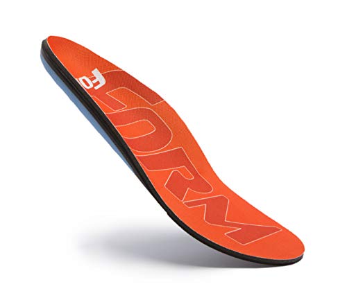Form Premium Insoles Reinforced, Orange Men's Size 10 / Women's Size 12 #TOP3