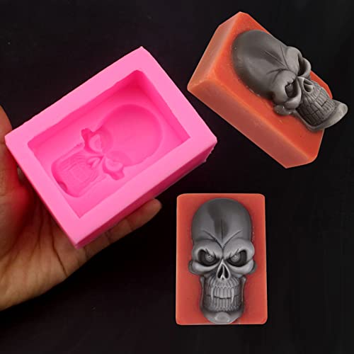 Halloween Silicone Soap Making Mold Halloween Theme Silicone Mold Skull Silicone Soap Mold For Halloween Soap Making #TOP4