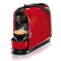 Tchibo Cafissimo „Pure“ Kaffeemaschine Kapselmaschine für Caffè Crema, Espresso und Kaffee, Rot – Ansicht 1