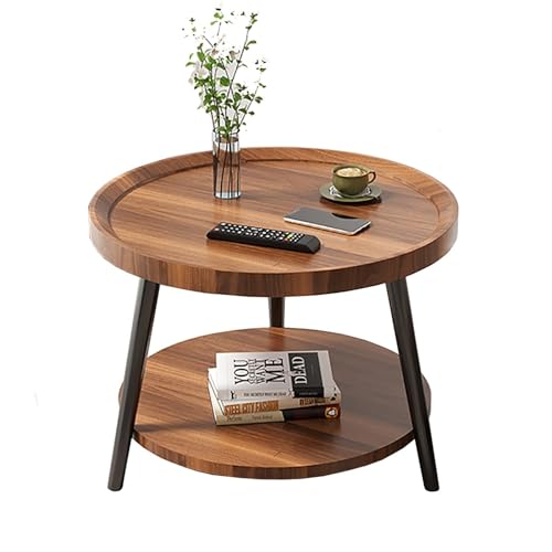 Table d'angle de style hôtel double niveau pour optimiser l'espace des petits salons