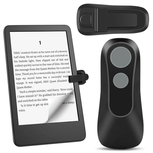 Vicloon Remote Control Page Turner for Kindle Paperwhite Kobo eReaders, Page Turner Clicker for iPad Tablets Reading Novels Taking, Kindle Page Turner Phone Camera Video Record Remote Triggers