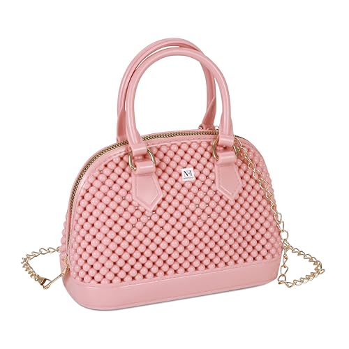 NFI essentials Unisex Kids Sling Bag , Stylish Shoulder, Handbag , Small Crossbody Purse, Satchel, Clutch Latest, Pink