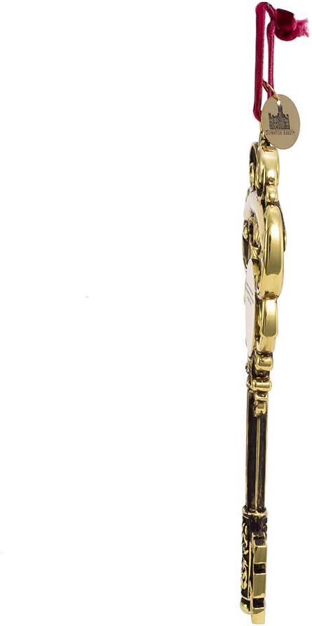 Kurt Adler Downton Abbey Metal Key Hanging Ornament, Downton Abbey Key Gold Tone, 6 inch - Image 4