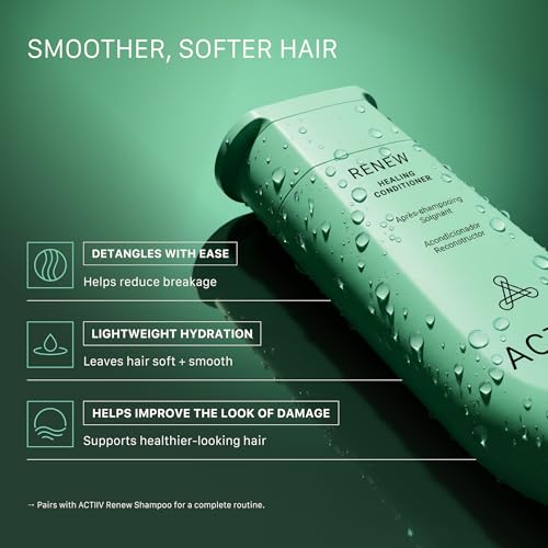 ACTIIV Renew Healing Conditioner (Unisex) | Improves Hair’s Appearance, Hydrates & Strengthens Hair, Heals Damaged & Over-Processed Hair, Plant-Based, Color-Safe, All Hair Types, 215 mL / 7 oz — view 2