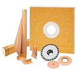 Schluter Kerdi-Shower Kit 48' x48', ABS Flange