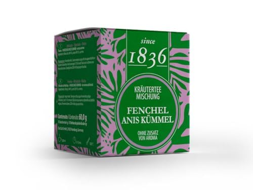 Since 1836 - Té de hierbas sin aromas Hinojo, Anís y comino - 15 bolsitas piramidales