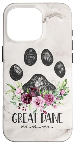 Great Dane Gifts Dog Mom Case for iPhone 16 Pro