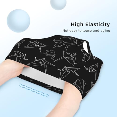 Origami Paper Crane Bird Girls' Underwear Soft Cotton Little Girls Panties Comfort Briefs4