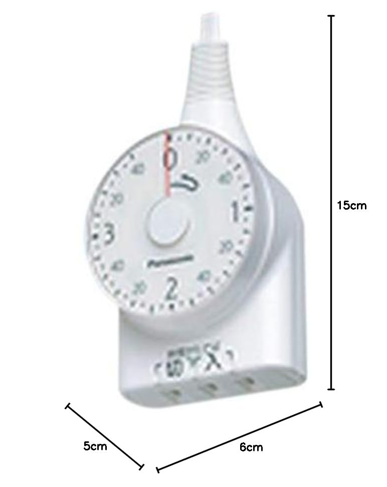 Amazon.co.jp: パナソニック WH3211WP ダイヤルタイマー(3時間形)(1m