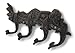 Tropical Mermaid & Dolphins Cast Iron Wall Hooks Pegs