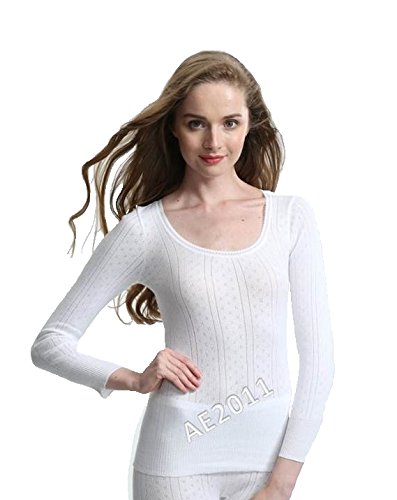 White Swan, Ladies Long Sleeve Top, White (M 12/14)