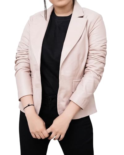 Blazer for Women | Women's Leather Blazer Real Leather Ideal for Business Outfits Sleek and Sophisticated Style