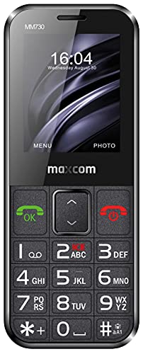 Teléfono Móvil Maxcom MM730 Comfor Phone 2G de 2,2" Black Cover