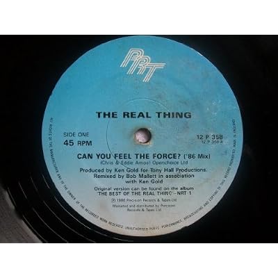 REAL THING Can You Feel The Force (86 Mix) 12"