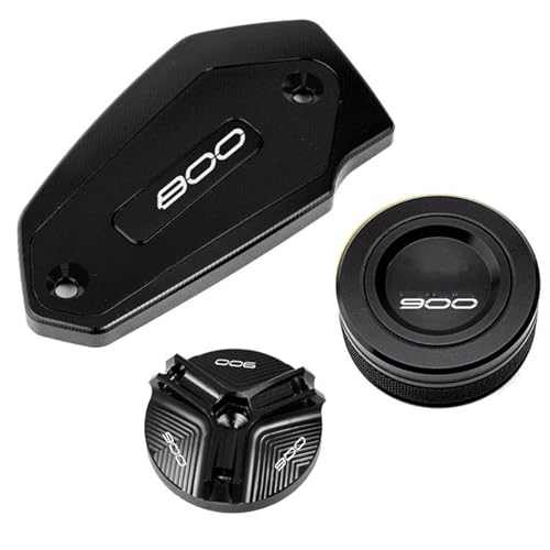 Tapas de depósito de líquido de frenos delantero y trasero para Kawasaki Z900 accesorios negros
