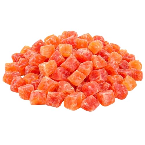 Anna and Sarah Dried Diced Papaya Low Sugar in Resealable Bag, 2lbs
